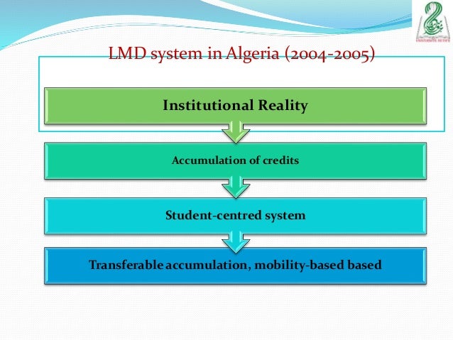 lmd system in algeria